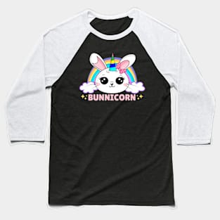 Bunny Unicorn Baseball T-Shirt